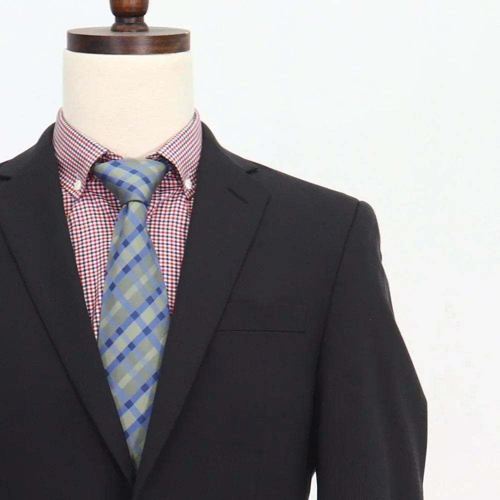 Egara 38R Gray Striped 2-Button Sport Coat Blazer Jacket O384